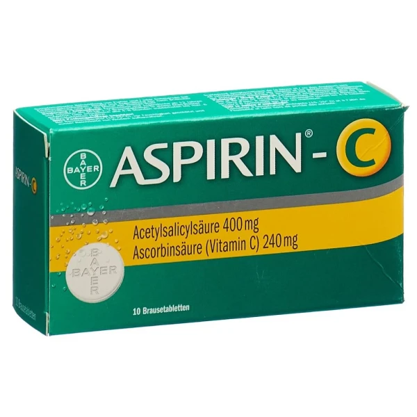 ASPIRIN C BRAUSETABL BTL 10 STK