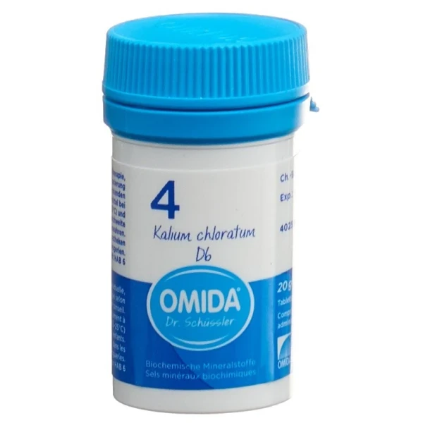 OMIDA SCHÜSSLER Nr4 Kal chlor Tabl D 6 D