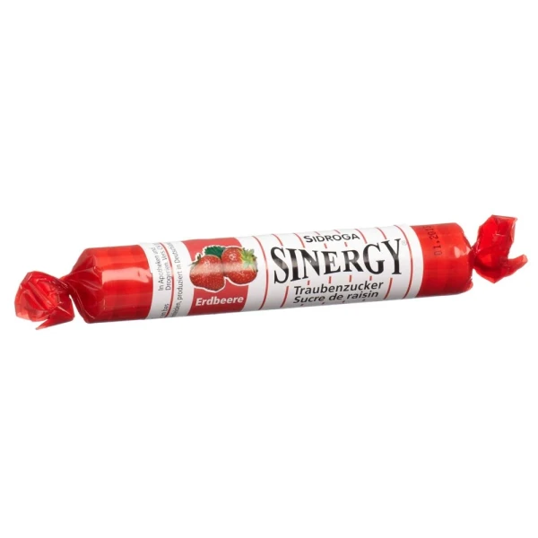 SINERGY Traubenzucker Erdbeere Rolle 40