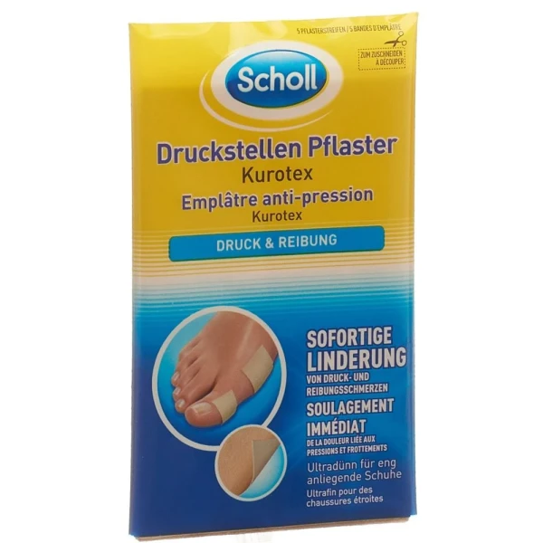 SCHOLL KUROTEX Druckstellenpflaster 75x1