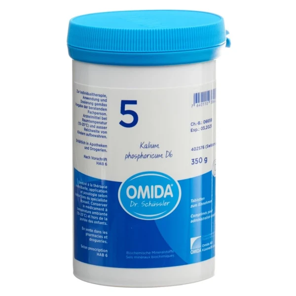 OMIDA SCHÜSSLER Nr5 Kal phos Tabl D 6 Ds