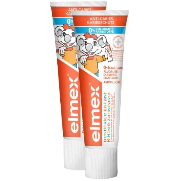 ELMEX KINDER Zahnpasta 2 x 75 ml