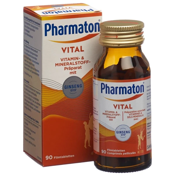 PHARMATON Vital Filmtabl Glasfl 90 Stk