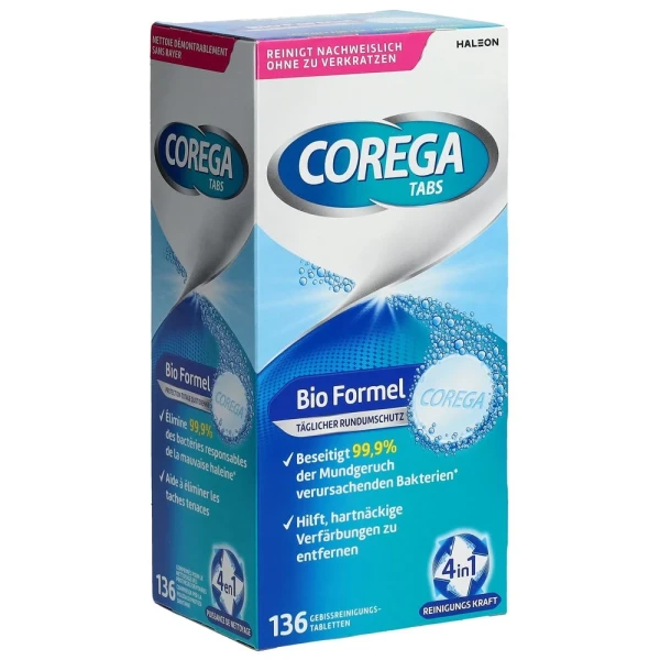 COREGA TABS MIT BIO FORMEL 136 STK